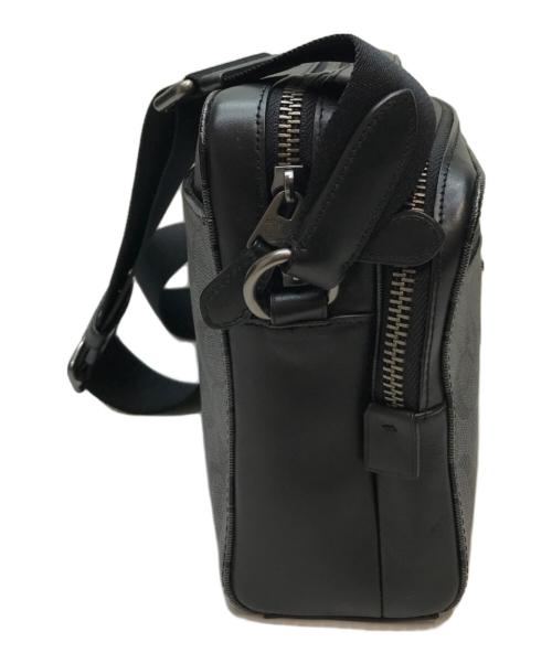 COACH（コーチ）COACH (コーチ) シグネチャーショルダーバッグ ブラックの古着・服飾アイテム