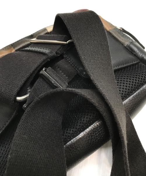 BLACK LABEL CRESTBRIDGE（ブラックレーベル クレストブリッジ）BLACK LABEL CRESTBRIDGE (ブラックレーベル クレストブリッジ) チェックボディバッグ ブラウンの古着・服飾アイテム