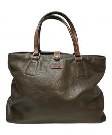 Daniel&Bob×TOMORROW LAND（ダニエル＆ボブ×トゥモローランド）の古着「レザートートバッグ」｜ブラウン