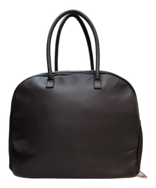 AWW（アウ）AWW (アウ) サボテンレザーデイリーボストンバッグ ブラックの古着・服飾アイテム