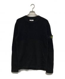 STONE ISLAND（ストーンアイランド）の古着「KNIT CREWNECK 」｜ブラック