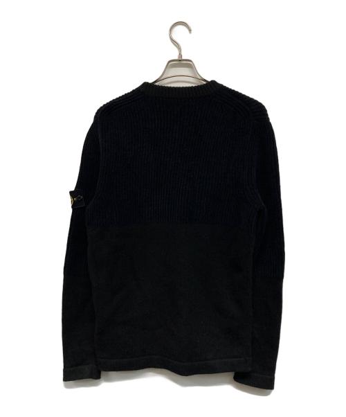 STONE ISLAND（ストーンアイランド）STONE ISLAND (ストーンアイランド) KNIT CREWNECK  ブラック サイズ:Mの古着・服飾アイテム