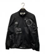 UMBRO×ELIMINATORアンブロ×エリミネイター）の古着「グラフィックトラックジャケット」｜ブラック