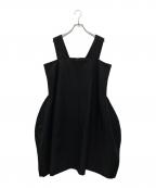 COMME des GARCONSコムデギャルソン）の古着「二次元ジャンパースカート」｜ブラック