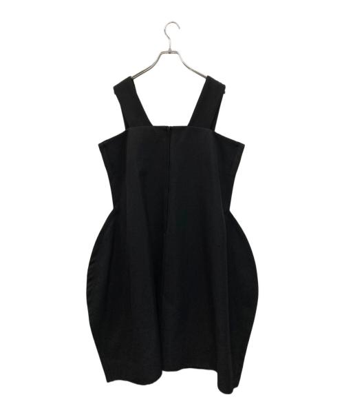 COMME des GARCONS（コムデギャルソン）COMME des GARCONS (コムデギャルソン) 二次元ジャンパースカート ブラック サイズ:Sの古着・服飾アイテム