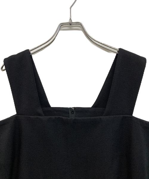 COMME des GARCONS（コムデギャルソン）COMME des GARCONS (コムデギャルソン) 二次元ジャンパースカート ブラック サイズ:Sの古着・服飾アイテム