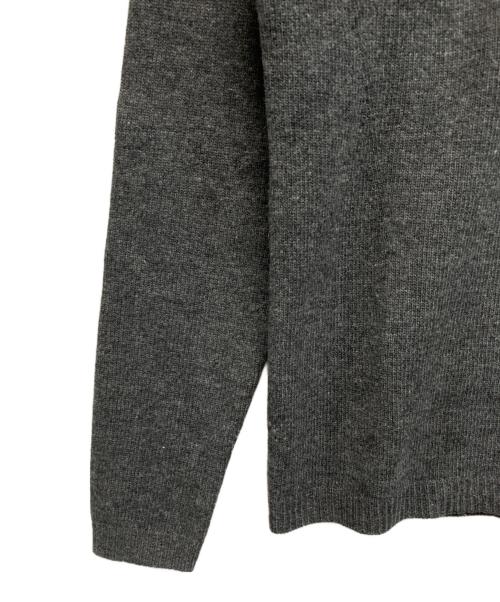RAF SIMONS（ラフシモンズ）RAF SIMONS (ラフシモンズ) FRED PERRY (フレッドペリー) フロントワッペンウールニット グレー サイズ:XSの古着・服飾アイテム