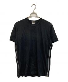 COMME des GARCONS HOMME PLUS（コムデギャルソンオムプリュス）の古着「サイドジップＴシャツ」｜ブラック