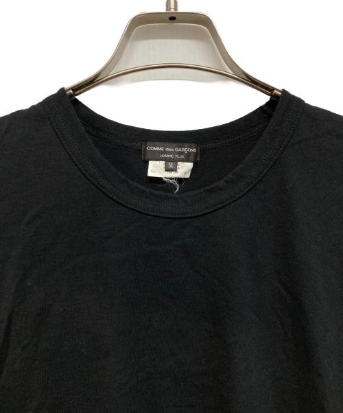 COMME des GARCONS HOMME PLUS（コムデギャルソンオムプリュス）COMME des GARCONS HOMME PLUS (コムデギャルソンオムプリュス) サイドジップＴシャツ ブラック サイズ:Ｍの古着・服飾アイテム