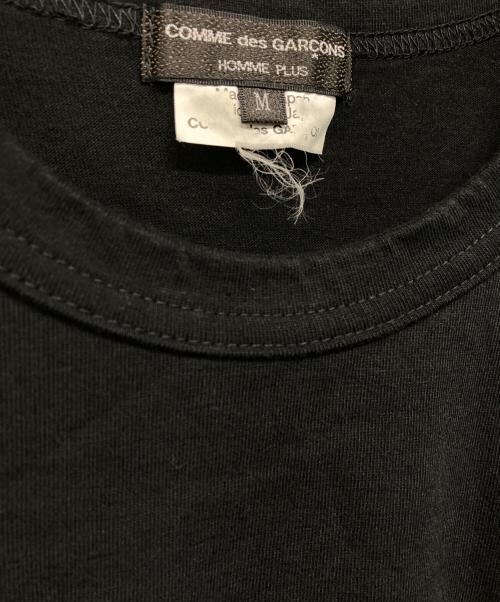 COMME des GARCONS HOMME PLUS（コムデギャルソンオムプリュス）COMME des GARCONS HOMME PLUS (コムデギャルソンオムプリュス) サイドジップＴシャツ ブラック サイズ:Ｍの古着・服飾アイテム