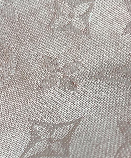 LOUIS VUITTON（ルイ ヴィトン）LOUIS VUITTON (ルイ ヴィトン) ショールモノグラムブラーリーグラム ピンク×パープルの古着・服飾アイテム