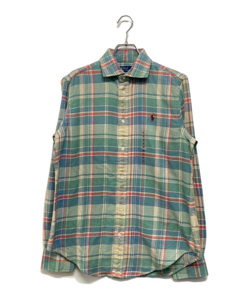 POLO RALPH LAUREN（ポロ・ラルフローレン）POLO RALPH LAUREN (ポロ・ラルフローレン) チェックシャツ グリーン サイズ:M 未使用品の古着・服飾アイテム