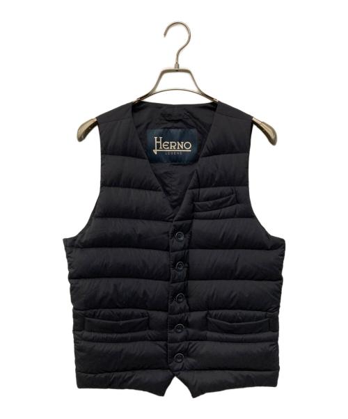 HERNO（ヘルノ）HERNO (ヘルノ) ダウンジレ ダウンベスト ネイビー サイズ:SIZE 48の古着・服飾アイテム