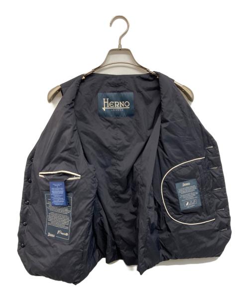 HERNO（ヘルノ）HERNO (ヘルノ) ダウンジレ ダウンベスト ネイビー サイズ:SIZE 48の古着・服飾アイテム