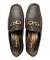中古・古着 Salvatore Ferragamo (サルヴァトーレ フェラガモ) ガンチーニビットローファー ブラウン サイズ:SIZE 6 1/2：11000円