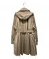 TO BE CHIC (トゥービーシック) リモンタナイロンフーデッドコート トレンチコ-ト ベージュ サイズ:SIZE 42：12000円