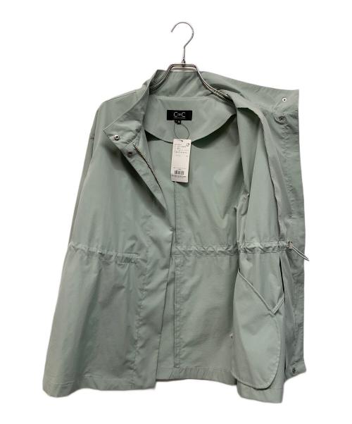 COUP DE CHANCE（クードシャンス）COUP DE CHANCE (クードシャンス) スタンド衿ブルゾン ブルー サイズ:S 未使用品の古着・服飾アイテム