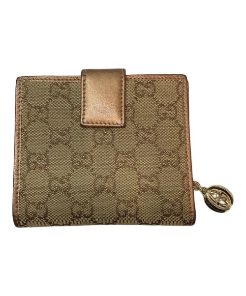 GUCCI（グッチ）GUCCI (グッチ) GGキャンバスウォレット ベージュの古着・服飾アイテム