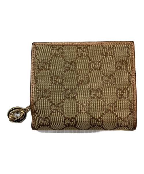 GUCCI（グッチ）GUCCI (グッチ) GGキャンバスウォレット ベージュの古着・服飾アイテム