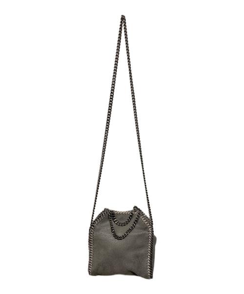STELLA McCARTNEY（ステラマッカートニー）STELLA McCARTNEY (ステラマッカートニー) ファラベラ タイニートートバッグ グレーの古着・服飾アイテム