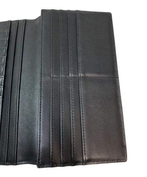 EMPORIO ARMANI（エンポリオ アルマーニ）EMPORIO ARMANI (エンポリオ アルマーニ) 2つ折り長財布 ブラックの古着・服飾アイテム