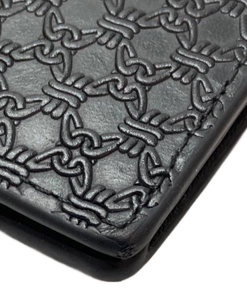 EMPORIO ARMANI（エンポリオ アルマーニ）EMPORIO ARMANI (エンポリオ アルマーニ) 2つ折り長財布 ブラックの古着・服飾アイテム