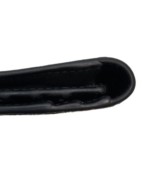 EMPORIO ARMANI（エンポリオ アルマーニ）EMPORIO ARMANI (エンポリオ アルマーニ) 2つ折り長財布 ブラックの古着・服飾アイテム