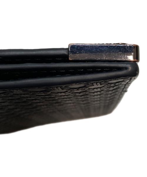 EMPORIO ARMANI（エンポリオ アルマーニ）EMPORIO ARMANI (エンポリオ アルマーニ) 2つ折り長財布 ブラックの古着・服飾アイテム