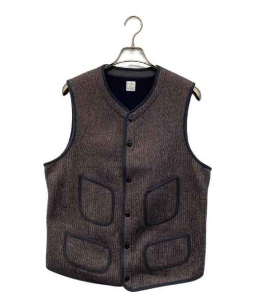 ANATOMICA（アナトミカ）ANATOMICA (アナトミカ) ビーチクロスウールベスト グレー サイズ:SIZE 44の古着・服飾アイテム