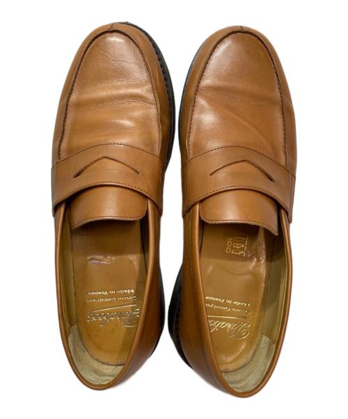 PARABOOT（パラブーツ）PARABOOT (パラブーツ) コインローファー ブラウン サイズ:SIZE 7の古着・服飾アイテム