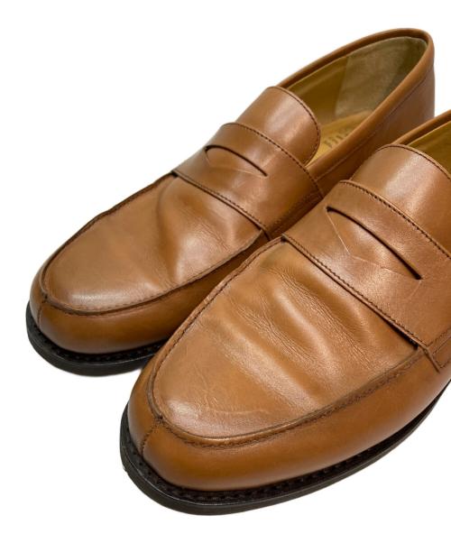 PARABOOT（パラブーツ）PARABOOT (パラブーツ) コインローファー ブラウン サイズ:SIZE 7の古着・服飾アイテム