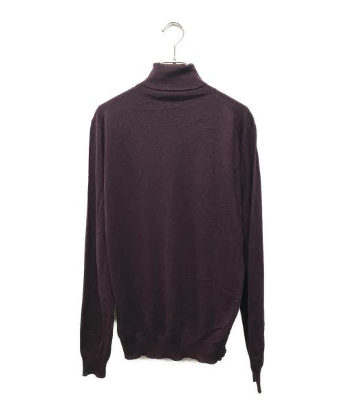 PRADA（プラダ）PRADA (プラダ) カシミヤシルクタートルネックニット パープル サイズ:SIZE 50の古着・服飾アイテム