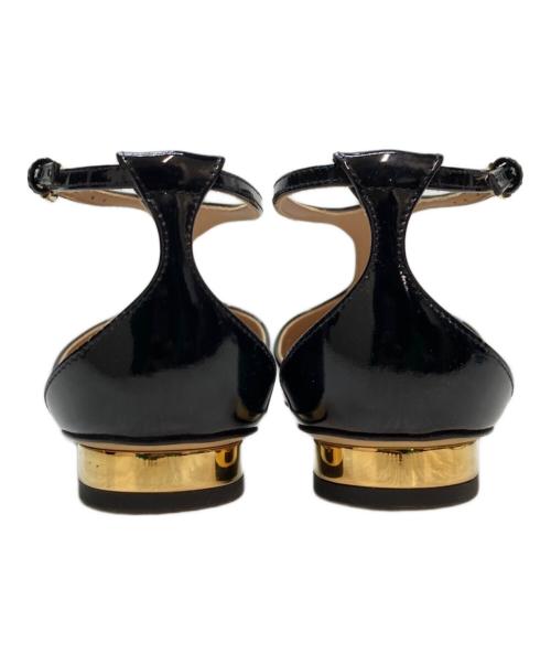 BOTTEGA VENETA（ボッテガベネタ）BOTTEGA VENETA (ボッテガベネタ) ポインテッドトゥパンプス ブラック サイズ:23.5cmの古着・服飾アイテム