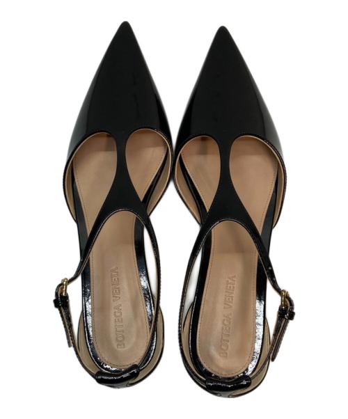 BOTTEGA VENETA（ボッテガベネタ）BOTTEGA VENETA (ボッテガベネタ) ポインテッドトゥパンプス ブラック サイズ:23.5cmの古着・服飾アイテム