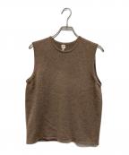 HERMESエルメス）の古着「カシミヤニットベスト」｜ベージュ