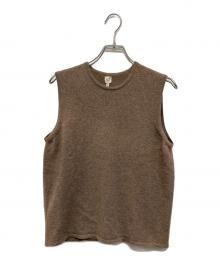 HERMES（エルメス）の古着「カシミヤニットベスト」｜ベージュ