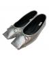 CHEMBUR（チェンバー）の古着「SQ FLAT STUDS BALLET SHOES」｜シルバー