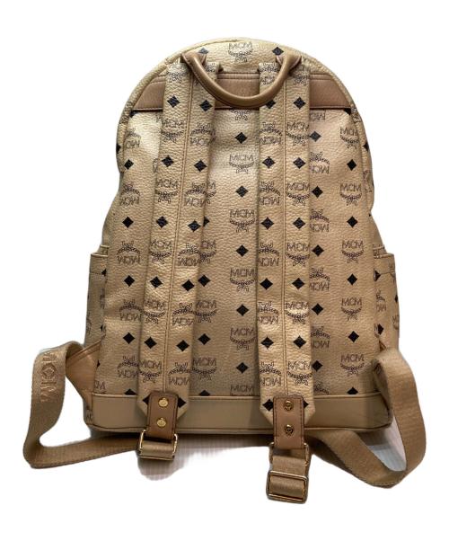 MCM（エムシーエム）MCM (エムシーエム) ビセトス ロゴグラム バックパック ベージュの古着・服飾アイテム