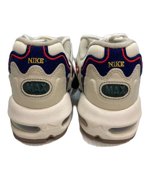 NIKE（ナイキ）NIKE (ナイキ) AIR MAX 96 II QS デニム切替 ホワイト×インディゴ サイズ:SIZE 27.5cmの古着・服飾アイテム