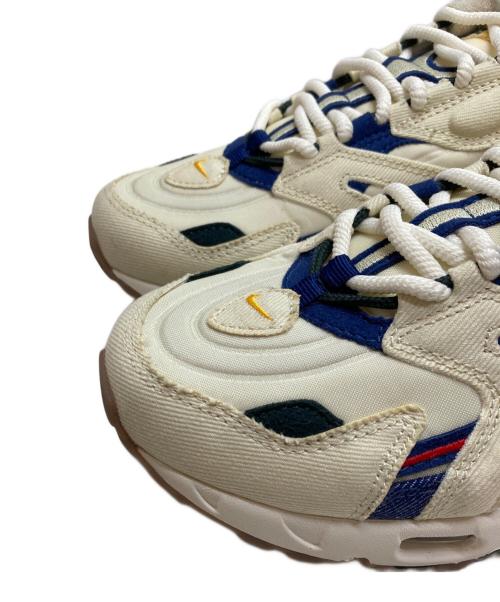 NIKE（ナイキ）NIKE (ナイキ) AIR MAX 96 II QS デニム切替 ホワイト×インディゴ サイズ:SIZE 27.5cmの古着・服飾アイテム