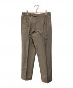 ORTELOオルテロ）の古着「HOLLEBECK Toropical wool linen trousers」｜グレー