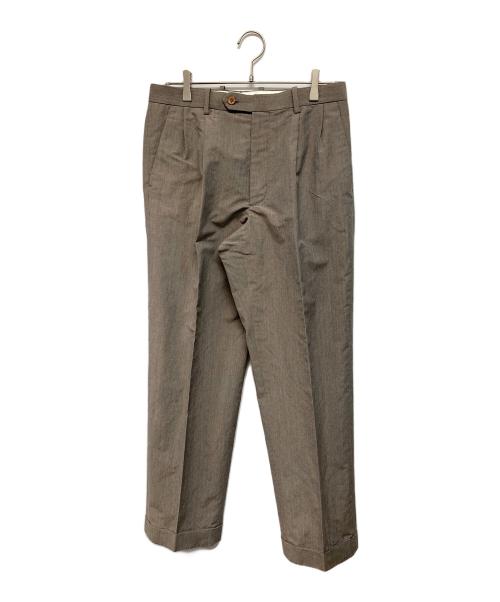 ORTELO（オルテロ）ORTELO (オルテロ) HOLLEBECK Toropical wool linen trousers グレー サイズ:SIZE 46の古着・服飾アイテム