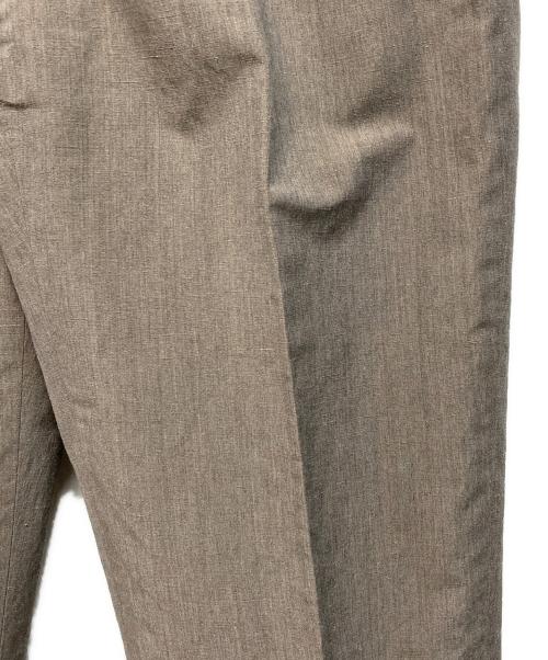 ORTELO（オルテロ）ORTELO (オルテロ) HOLLEBECK Toropical wool linen trousers グレー サイズ:SIZE 46の古着・服飾アイテム