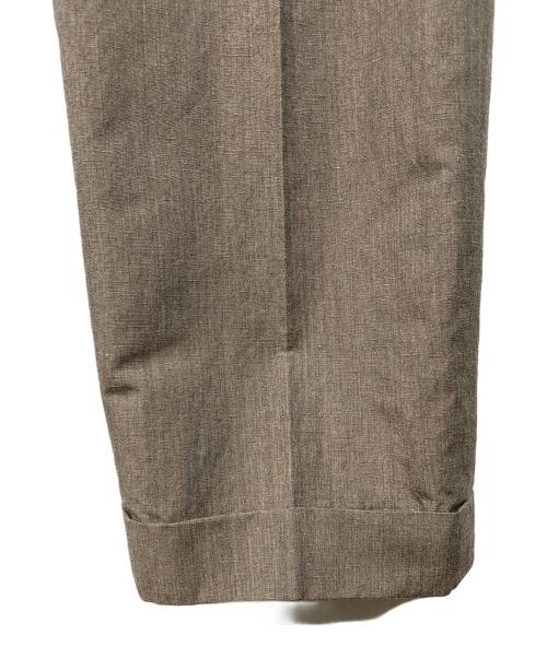 ORTELO（オルテロ）ORTELO (オルテロ) HOLLEBECK Toropical wool linen trousers グレー サイズ:SIZE 46の古着・服飾アイテム