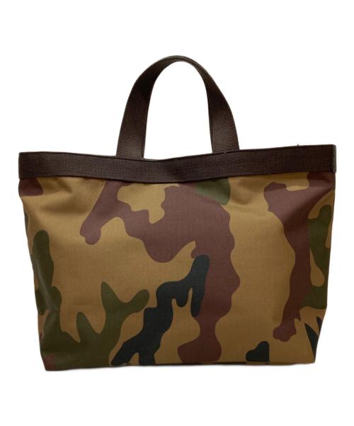 Herve Chapelier（エルベシャプリエ）Herve Chapelier (エルベシャプリエ) スクエアトートM カーキの古着・服飾アイテム