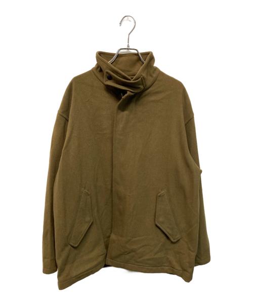 COMOLI（コモリ）COMOLI (コモリ) フェルトンジップブルゾンジャケット ブラウン サイズ:Mの古着・服飾アイテム