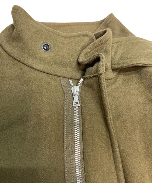COMOLI（コモリ）COMOLI (コモリ) フェルトンジップブルゾンジャケット ブラウン サイズ:Mの古着・服飾アイテム