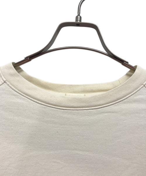 COMOLI（コモリ）COMOLI (コモリ) インレイ起毛長袖クルー スウェット アイボリー サイズ:SIZE 2の古着・服飾アイテム