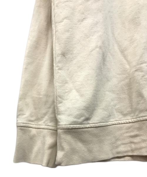 COMOLI（コモリ）COMOLI (コモリ) インレイ起毛長袖クルー スウェット アイボリー サイズ:SIZE 2の古着・服飾アイテム