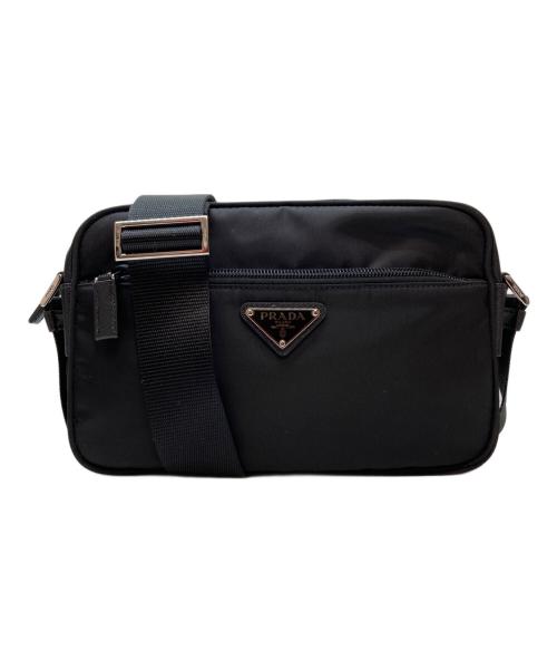 PRADA（プラダ）PRADA (プラダ) Re-Nylon(リナイロン) ショルダーバッグ ブラックの古着・服飾アイテム
